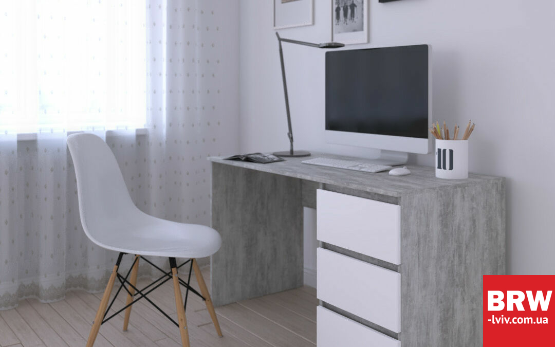 Комп’ютерний стіл: форми та конструкції