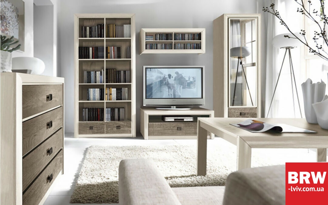Ідеї декорування вітальні з меблями BRW: створюємо затишок у вашому домі