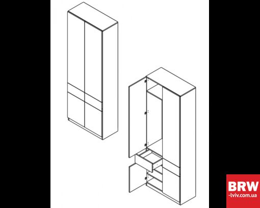 Верто Шафа SZF4D2S Гербор - Зображення 2
